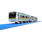 TAKARA TOMY PLA-RAIL S-31 E233 SERIES SHONAN COLOR  , TAK11763, by TAKARA TOMY