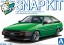 Aoshima 1/32 Raku-Pla Snap Kit No.11CU-GN Toyota Sprinter Trueno Custom (Green), AOS69134, by AOSHIMA