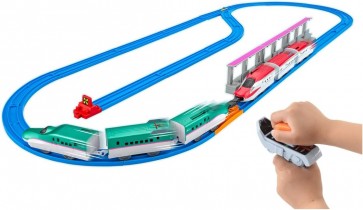TAKARA TOMY Plarail You Drive! Connect! Grip Master Controller E5 Series Shinkansen & E6 Series Shinkansen Set, TAK90598, by TAKARA TOMY