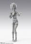 Bandai S.H.Figuarts Body-chan -Ken Sugimori- Edition -Wireframe- (Gray Color Ver.), BAC98360, by BANDAI