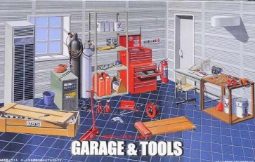 Fujimi 1/24 Garage & Tool , FUJ16358, by FUJIMI