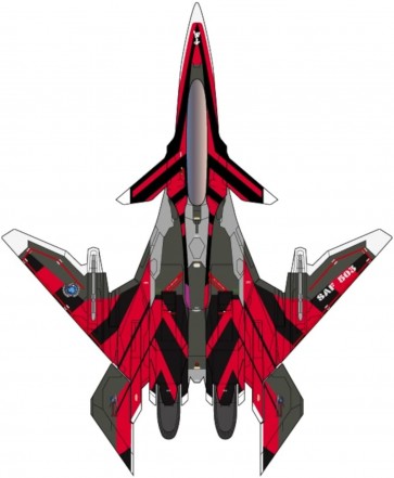 Platz 1/144 SUPERSYLPH YUKIKAZE MAVE YUKIKAZE JAM SENSE JAMMER SPECIFICATIONS (FLUORESCENT SPECIAL DECAL INCLUDED), PLZ82456, by PLATZ