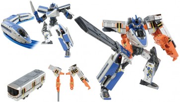 TAKARA TOMY Plarail Shinkansen Deformation Robot Shinkalion Z Shinkalion Z 500 Osaka Kanjo Set, TAK71553, by TAKARA TOMY