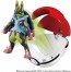 TAKARA TOMY Pokemon Moncolle Pokedelze Yellow Mega Lucario (Monster Ball), TAK90093, by TAKARA TOMY