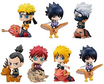 MegaHouse Petite Chara Land NARUTO Shippuden New Color! Kuchiyose no Jutsu! 1Box (8pcs)  , MEG30983, by MEGAHOUSE