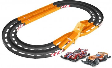 Tamiya MINI 4WD OVAL HOME CIRCUIT (TWO-LEVEL LANE CHANGE) PLUS TRAIRONG & COPPERFANG (MINI 4WD SPECIAL PROJECT), TAM56388, by TAMIYA