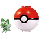 TAKARA TOMY Monster Collection Poke Del-Z Sprigatito (Monster Ball), TAK70317, by TAKARA TOMY