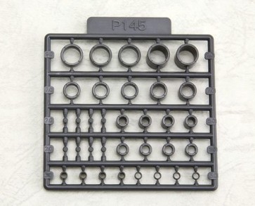 Kotobukiya M.S.G modeling support goods P145R plastic unit short pipe , KBY60157, by KOTOBUKIYA