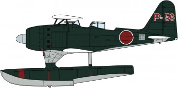 Hasegawa 1/48 Mitsubishi F1M2 Zero Type 11 Early Model Sanyo Maru Aircraft, HAS75382, by HASEGAWA