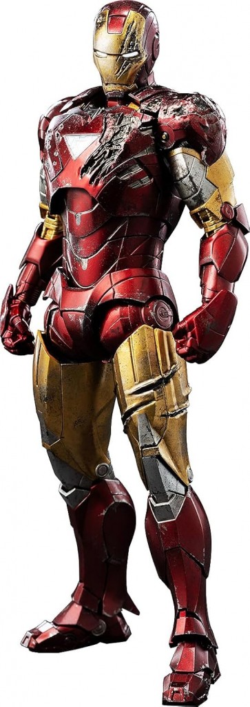 three zero 1/12 DLX Iron Man Mark 6 (Battle Damaged) (Marvel Studios' The Infinity Saga), THZ16798, by three zero
