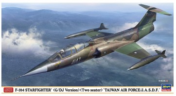 HASEGAWA 1/48 F-104 STARFIGHTER (G/DJ) (TWO SEATER) ROCAF/JASDF t, HAS74736, by HASEGAWA