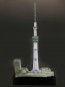 DOYUSYA 1/3000 Easy Plastic Model Tokyo Skytree (Reissue), DYS11741, by DOYUSYA