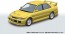 Aoshima 1/24 Raku-Pla Snap Car No.04-DY CE9A Lancer GSR Evolution III 1995 Dandelion Yellow, AOS67796, by AOSHIMA