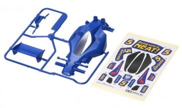 Tamiya 95247 MINI 4WD AVANTE JR. BODY PARTS (W/SMOKE-COLORED CANOPY)  , TAM52472, by TAMIYA