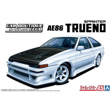Aoshima 1/24 The Tuned Car No.45 CAR BOUTIQUE CLUB AE86 TRUENO '85 (TOYOTA)  , AOS58633, by AOSHIMA