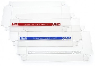 Tamiya MINI 4WD AO-1047 BASIC MINI 4WD CAR BOX CLEAR COVERS (3PCS.)  , TAM03225, by TAMIYA