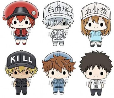 MegaHouse Chokorin Mascot Cells at Work! 1Box (6pcs)  , MEG31201, by MEGAHOUSE