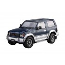 Aoshima 1/24 The Model Car No.103 Mitsubishi V24WG Pajero Metal Top Wide XR-II '91, AOS56974, by AOSHIMA