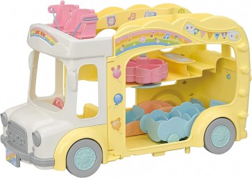 Epoch Sylvanian Families Let's Play! Nursery School Bus for Everyone, EPC53173, by Epoch