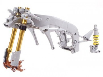 TAMIYA 1/12 Yamaha YZR-M1 05 front fork, TAM12613, by TAMIYA