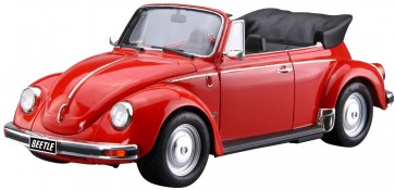 Aoshima 1/24 The Model Car No.75 Volkswagen 15ADK Beatle 1303S Cabriolet '75  , AOS61541, by AOSHIMA