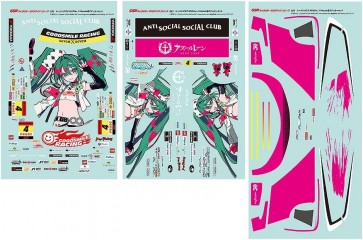 Good Smile Company 1/10 Sticker Set GSR Character Customization Series 051: Racing Miku 2025 Ver. (Hatsune Miku GT Project), GSC73502, by GOOD SMILE COMPANY