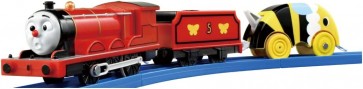 TAKARA TOMY Plarail Thomas TS-14 Plarail James and The Honeybee, TAK26567, by TAKARA TOMY