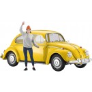 Hasegawa 1/24 Volkswagen Beetle 1967 w/Girl Figure, HAS24200, by HASEGAWA