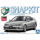 Aoshima 1/32 Raku-Pla Snap Kit No.22-VS Honda DC2 Integra Type R (Borg Silver Metallic), AOS69400, by AOSHIMA