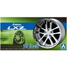 Aoshima 1/24 Kranze LXZ 19inch  (4 wheels & tires), AOS55298, by AOSHIMA
