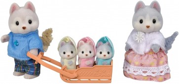 Epoch Sylvanian Families Husky Family  , EPC46472, by Epoch