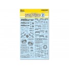 HI Q PARTS LGM Decal 2 Gray (1 piece), HIQ77927, by HI Q PARTS