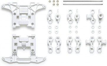 Tamiya Mini 4WD Grade Up Part REINFORCED N-04/T-04 UNITS (WHITE) [Mini 4WD Special Project], TAM56951, by TAMIYA