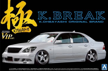 Aoshima 1/24 Super VIP car K-BREAK Toyota 30 Celsior latter term (TYPE V) plastic kit , AOS06283, by AOSHIMA