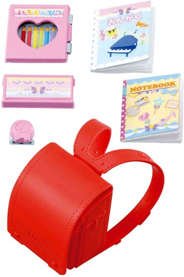 TAKARA TOMY LICCA-CHAN LG-09 SCHOOL BAG SET  , TAK39615, by TAKARA TOMY