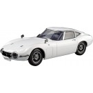 Aoshima 1/32 Raku-Pla Snap Kit No.06-PW Toyota 2000GT (Pegasus White), AOS68113, by AOSHIMA