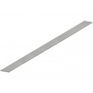 Wave Plastic = Material (Gray) Half Pipe 1.5 x 3 mm 5pcs, WAV24517, by WAVE