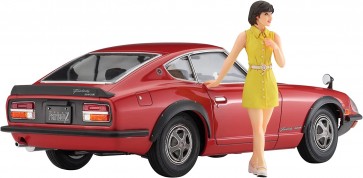 Hasegawa 1/24 NISSAN FAIRLADY 240ZG W/ '70S GIRLS FIGURE (TENTATIVE NAME), HAS23395, by HASEGAWA