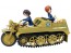 Platz 1/35 Girls und Panzer der Film: Miho & Yukari Kettenkrad Oarai Girls High School Ver. Prefabricated Tank Track  , PLZ50639, by PLATZ