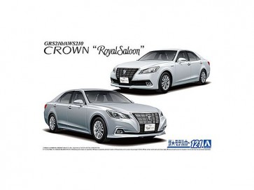 Aoshima 1/24 the model car No.121 TOYOTA GRS210/AWS210 CROWN ROYAL SALOON G '15  , AOS59524, by AOSHIMA