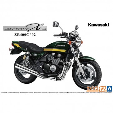 Aoshima 1/12 The Bike No.12 Kawasaki ZR400C ZEPHYR Kai '02, AOS48559, by AOSHIMA