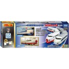 TAKARA TOMY Plarail Shinkansen 60th Anniversary Commemoration 0 Series Shinkansen Hikari 1 & Super Express Hikari Set, TAK45475, by TAKARA TOMY