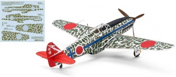 Tamiya 1/72 KAWASAKI KI-61-ID HIEN (TONY) SILVER COLOR PLATED (W/CAMO DECALS)  , TAM54200, by TAMIYA
