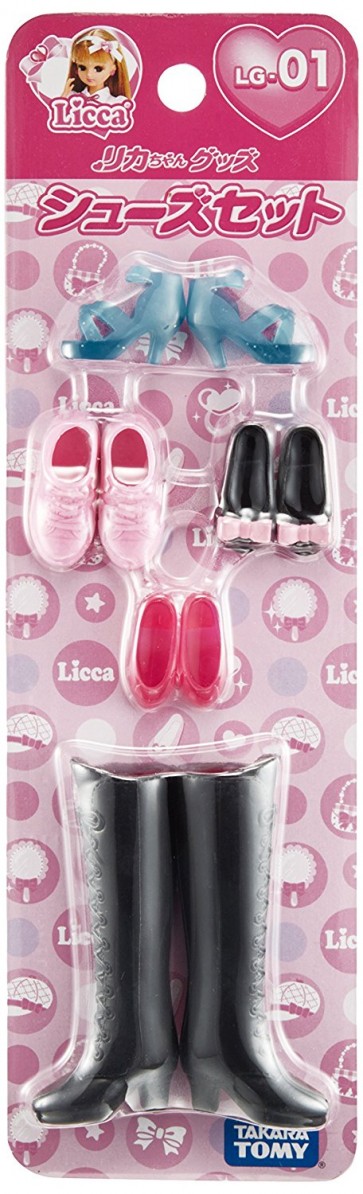 TAKARATOMY Licca-chan LG-01 Rika-chan shoes set, TAK26554, by TAKARATOMY
