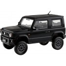 Aoshima 1/32 Raku-Pla Snap Kit No.09CU-BB Suzuki JB64 Jimny Custom Wheel (Bluish Black Pearl 3), AOS04245, by AOSHIMA