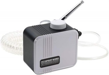 Tamiya Spray-Work Air Compressor Advance w/Sparmax Airbrush SX 0.3D, TAM78639, by TAMIYA