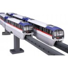 Fujimi 1/150 TOKYO MONORAIL 2000 SERIES OLD COLOR UNIT 6-CARS DISPLAY MODEL (PRE-PAINTED) , FUJ10291, by FUJIMI