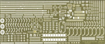 Fujimi 1/700 Kan NEXT Series No.18 EX-101 Imperial Japanese Navy Light Cruiser Tama Genuine Photo-etched Parts  , FUJ60840, by FUJIMI