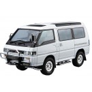 Aoshima 1/24 The Model Car No.27 Mitsubishi P35W Delica Star Wagon '91  , AOS61398, by AOSHIMA