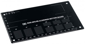 Tamiya Mini 4WD Grade Up Part HG ALUMINUM SETTING BOARD (BLACK)  , TAM55077, by TAMIYA